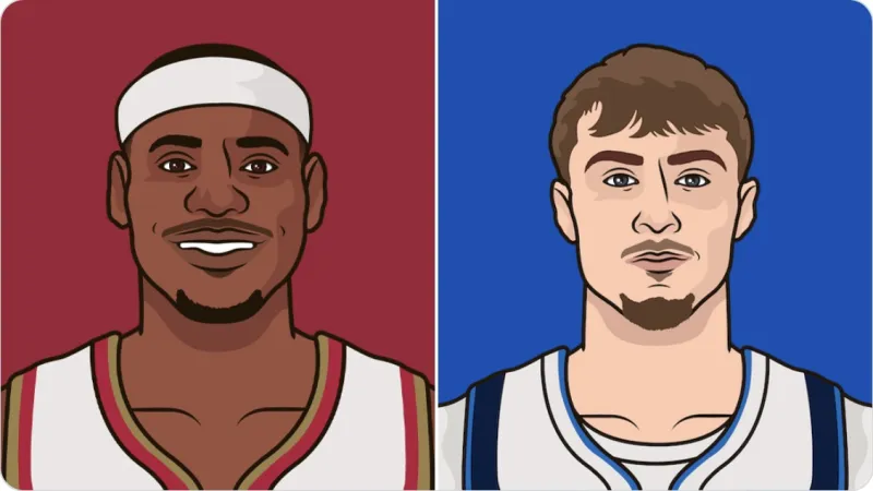 StatMuse：弗拉格新秀数据对标詹姆斯，得分与效率占优